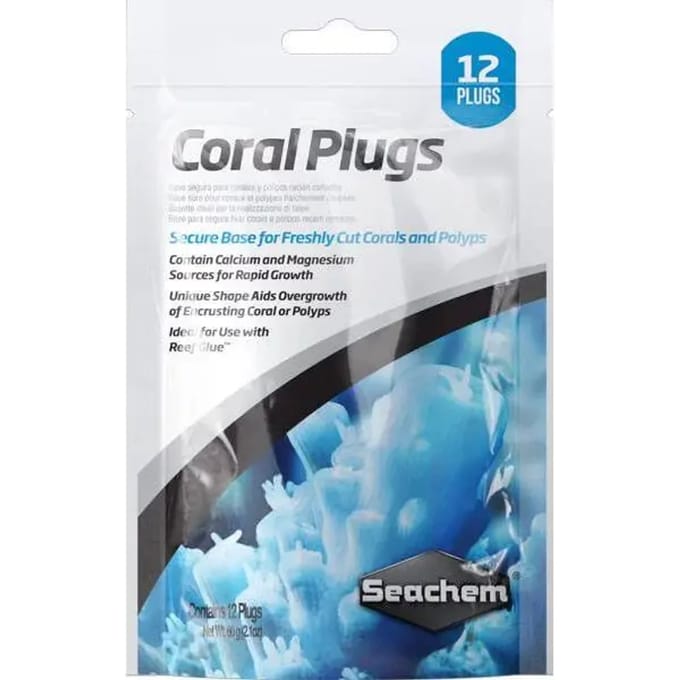Aquarium accessoires Seachem Coral Plugs (x12)