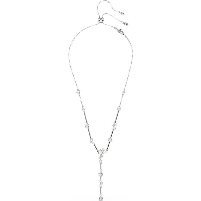 Collier Swarovski Constella Design Incrusté Cristal d'Imitation Collier Unisexe Blanc 5711830 Box+Shopping Bag (Random Color) white