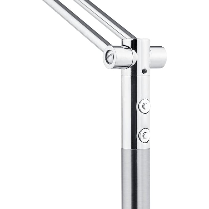 HELL LED booglamp Evolo CCT, mat nikkel/chroom