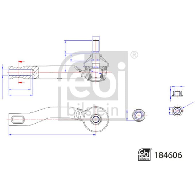 Spoorstangeind FEBI BILSTEIN 184606