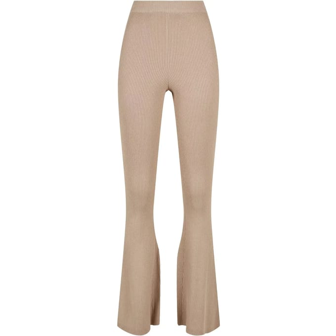 Urban Classics - Rib Knit Bootcut Legging - 4XL - Creme