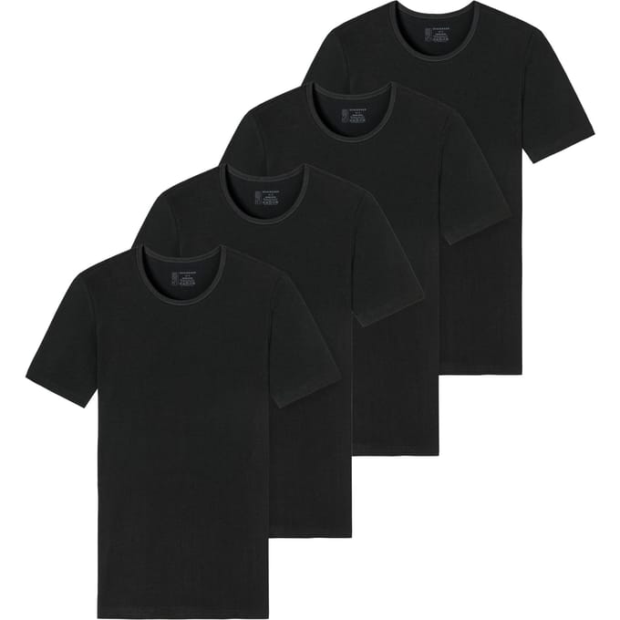 SCHIESSER T-shirt 2PACK T-shirt Verpakking van 4