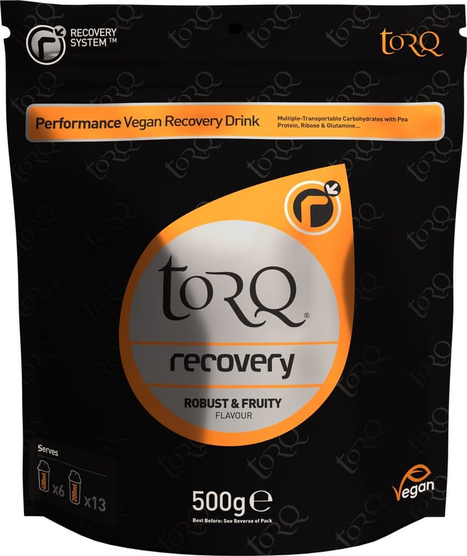 TORQ VEGAN Recovery Drink Robust & Fruity 500 gram Pouch (Pea Proteine)