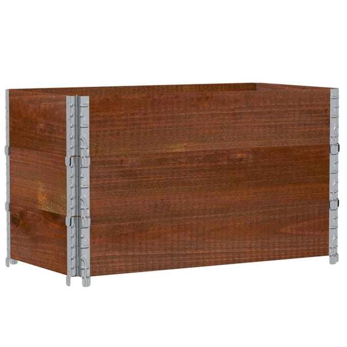 vidaXL - Plantenbak - 100x50 - cm - massief - grenenhout - bruin