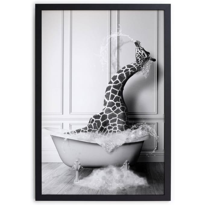 Wanddecoratie Giraffe Bath | Really Nice Things
