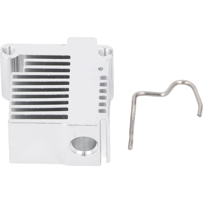 3D Printer Koellichaam Aluminiumlegering Hoge Sterkte Hotend Vervangend Koellichaam voor Kobra 3 white