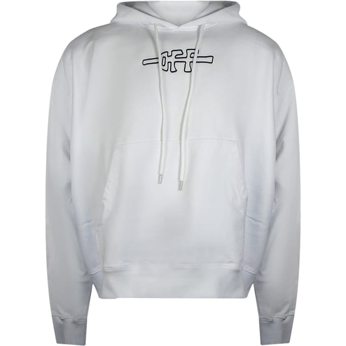 Off-white Off Line Skate Hoodie Wit