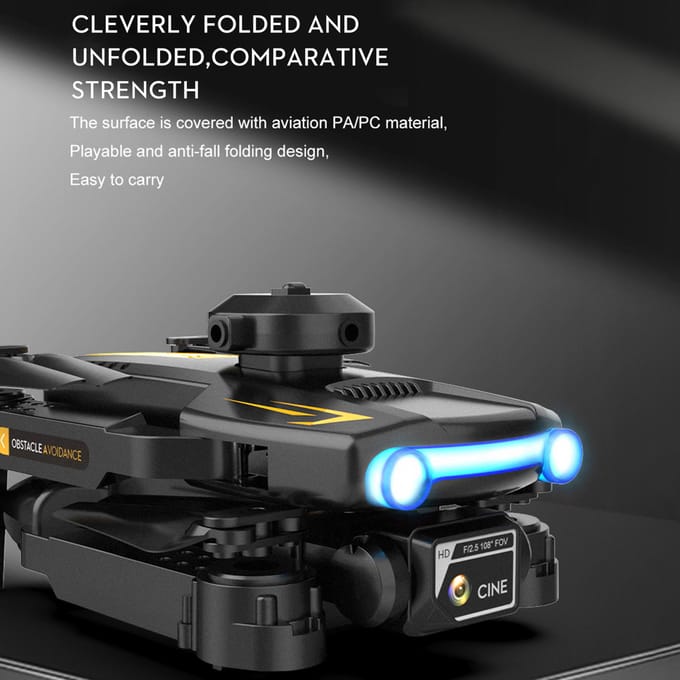 Afstandsbediening Drone met Daul Camera 4K Afstandsbediening Quadcopter met Functie Vier Zijhindernis optical flow positioning 2 battery