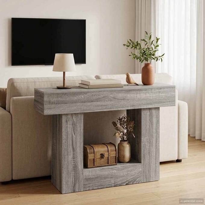 vidaXL - Grijze - Sonoma - 101 - x - 30 - x - 74 - cm