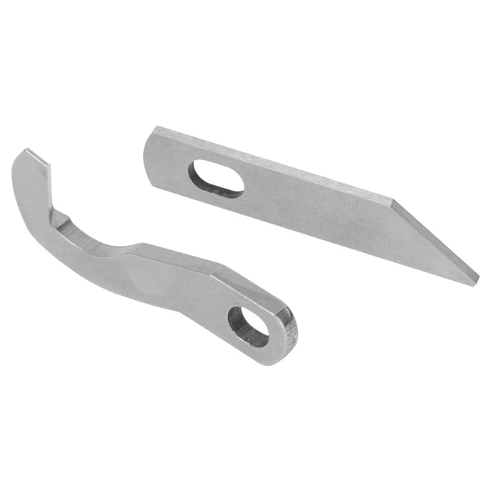 Sewing Machine Overlock knife for Brother 0304D Upper&Lower Knife XB0563001 X77683001 gray