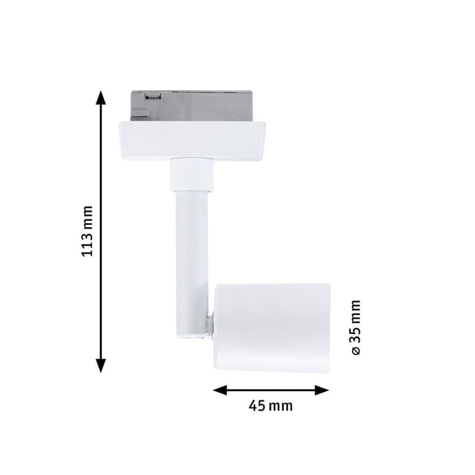 Paulmann Salt 230V-railsysteem lamp URail GU10 10 W LED Signaalwit