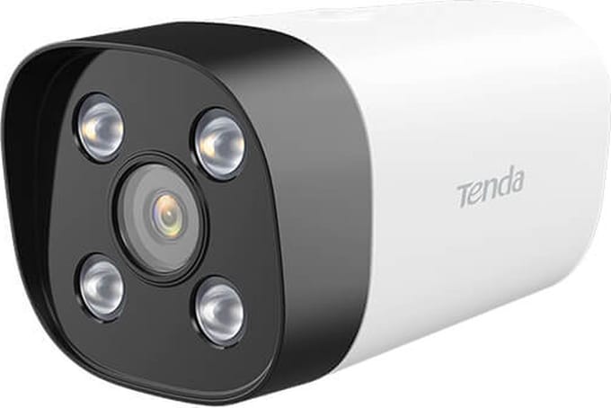 Tenda IT7-LCS - Beveiligingscamera - Buiten, Bedraad, Plafond/muur, Wit, Zwart