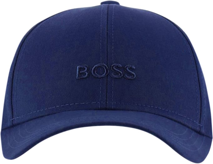 BOSS logo pet - kobalt blauw