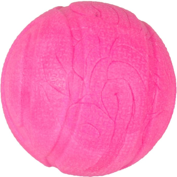 Flamingo Hondenspeelgoed Geurbal Framboos - Roze - 7 cm