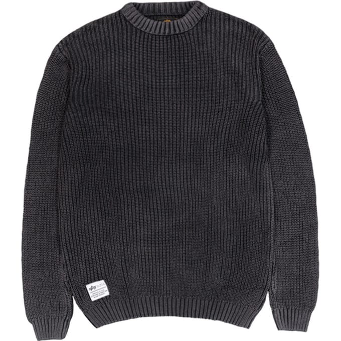 Gebreide pullover met labeldetail, model 'Acid'