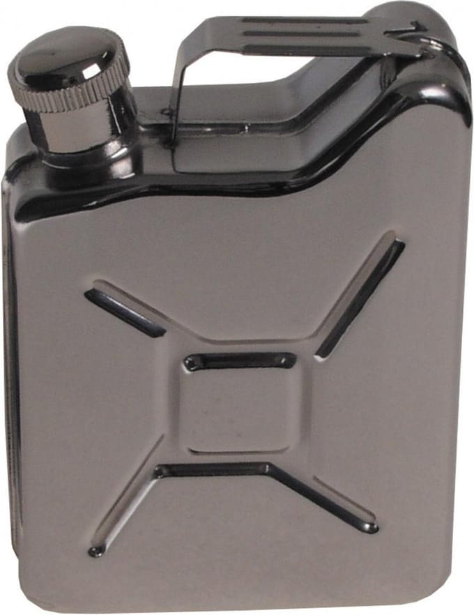 MFH - Heupfles "Jerrycan" - RVS - 170ml
