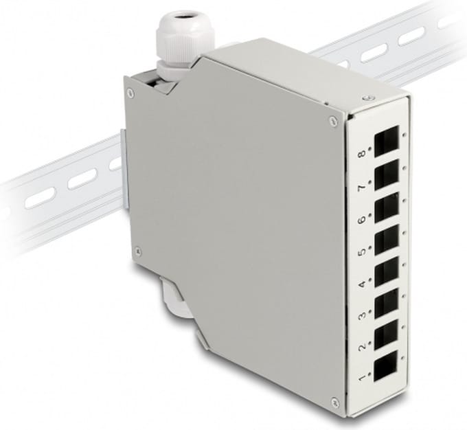 85931 - Piggy-back connector - Straight - Female - Grey - Metal - 126 mm