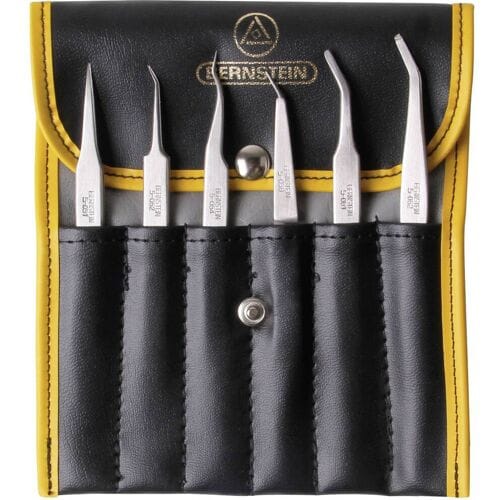 BERNSTEIN Tools for Electronics 5-050 Pincetset 6-delig