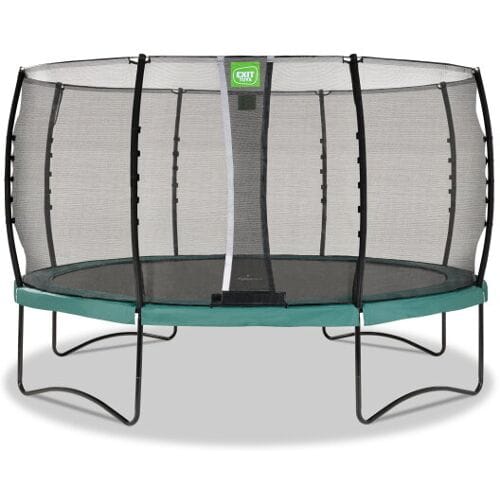 EXIT Allure Classic Trampoline ø427cm - Op Poten - Rond - Trampoline Buiten - Voor Kinderen - Groen