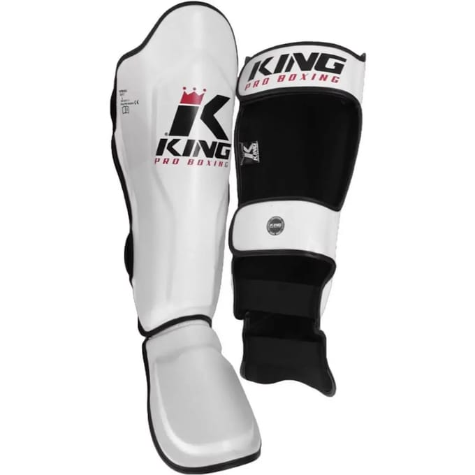 Kickboks Scheenbeschermers King Pro Boxing KPB/SG 3 Wit