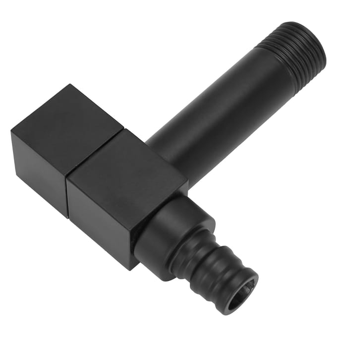 G1/2 Vierkante Waterkraan Volledig Koper Enkele Koudkraan Wasmachinetap Hardware Fittingen black