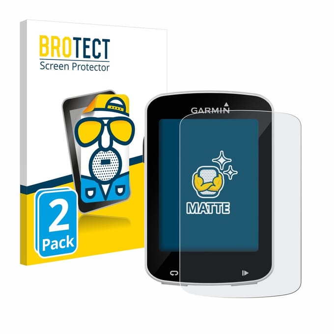 BROTECT - Screenprotector voor Garmin Edge Explore 820 - Folie Beschermfolie matte 2 Stuks