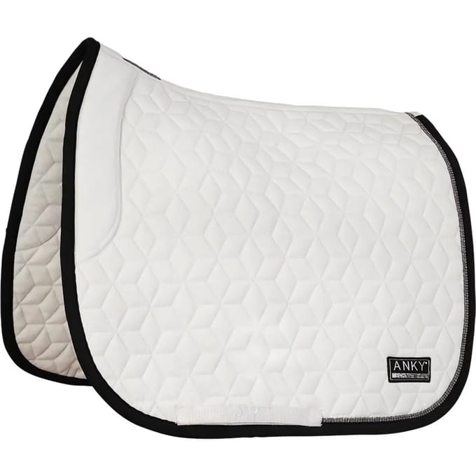Anky Zadeldek Anky Dressage Pad Consensus Wit-zwart