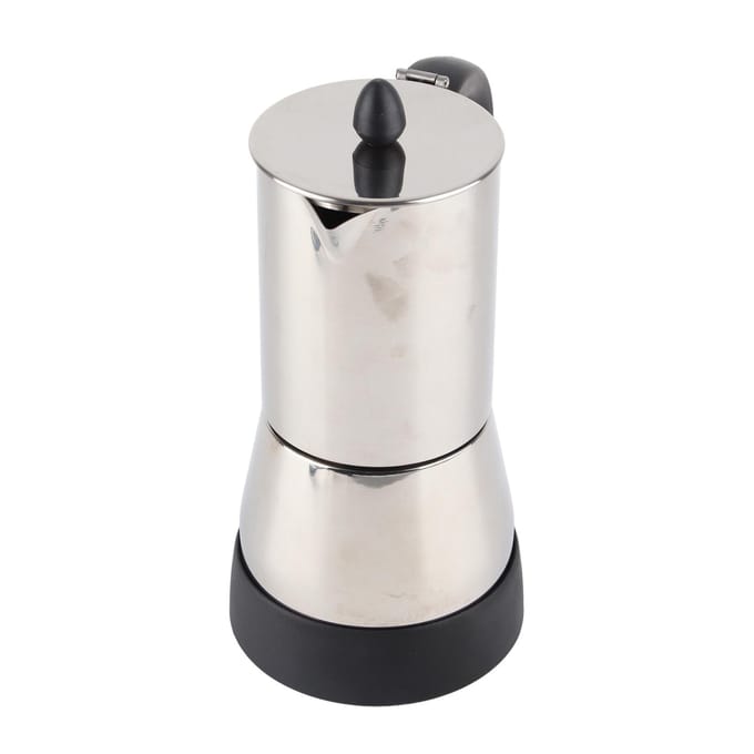 300ml Elektrische Roestvrijstalen Espresso Koffie Mokka Pot Elektrisch Koffiezetapparaat zwart
