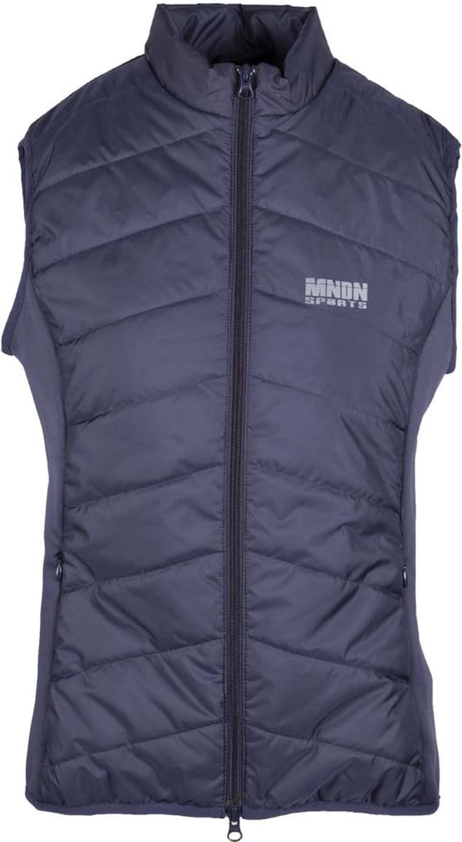 Mondoni Mix Bodywarmer - Maat: M - Donkerblauw - Polyester