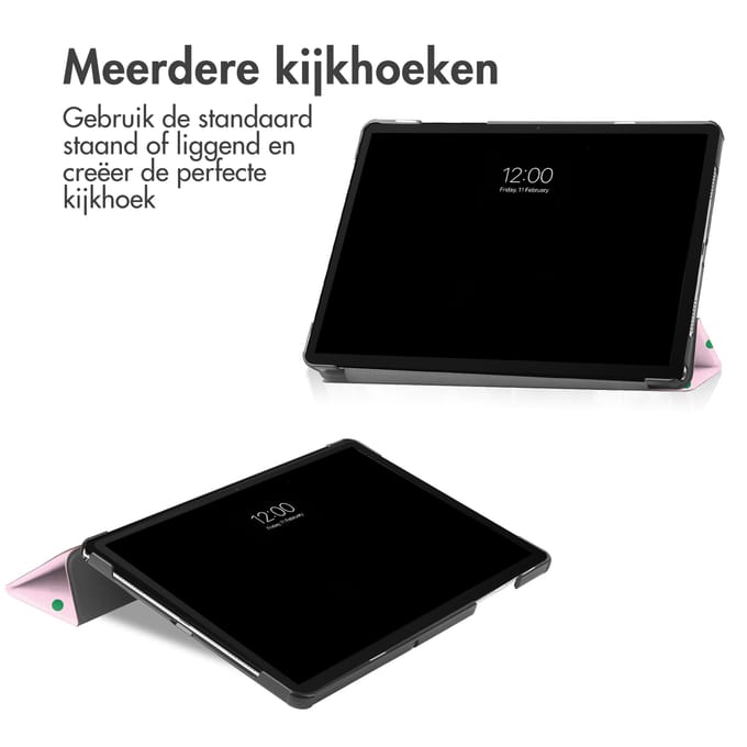 imoshion Tablet Hoes - Geschikt voor Samsung Galaxy Tab A9 Plus / Galaxy Tab A11 Plus - Design Trifold Bookcase