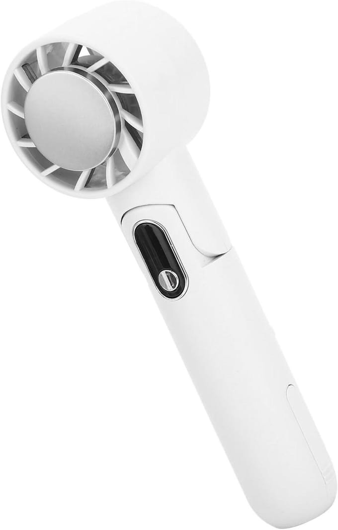 Mini Ventilator - Draagbare Koeler - Persoonlijke Koeling - TEC Koeltechnologie - 20 x 8 x 8 cm - Wit