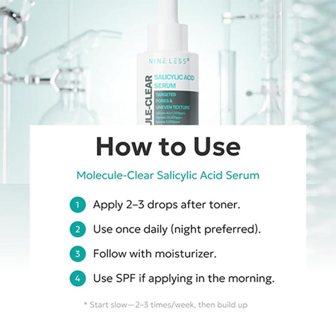NINELESS - Molecule-Clear Salicylic Acid Serum - Gezichtsserum
