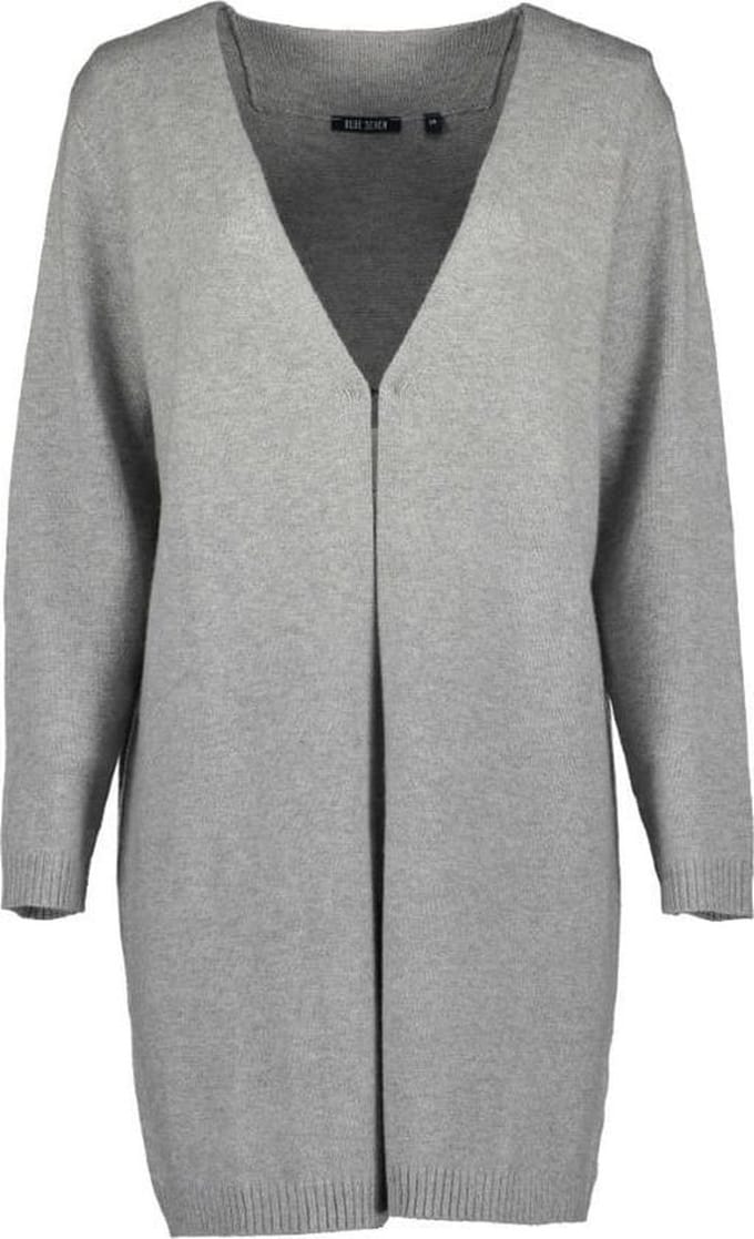 Blue Seven dames vest lang lichtgrijs - maat 38