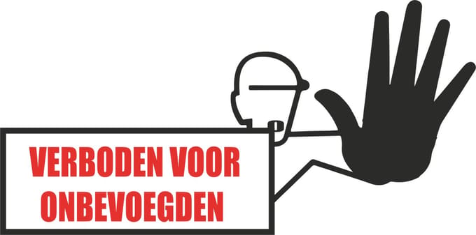 Eerste Hulp Sticker – 10 x 10 cm
