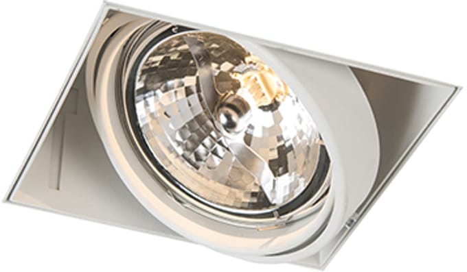 QAZQA Inbouwspot wit AR111 draai- en kantelbaar trimless - Oneon