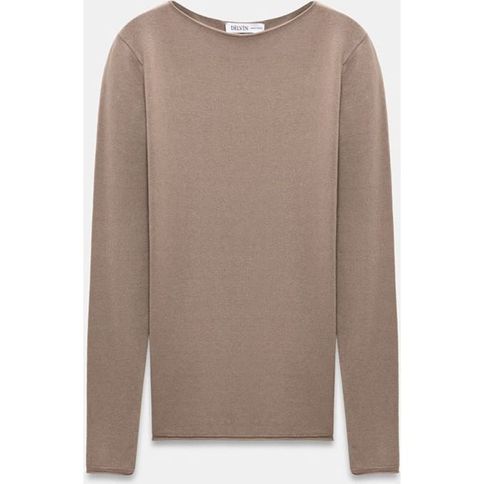 Dames Ribbels Boothals Slim-fit Trui