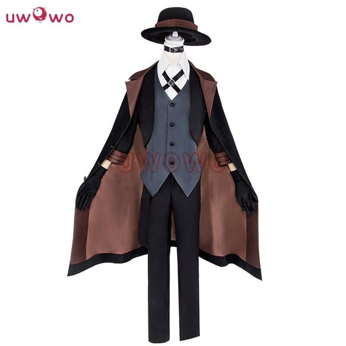 Le Costume Cosplay Bungou Stray Dogs est Très Adapté pour le Cosplay M marron