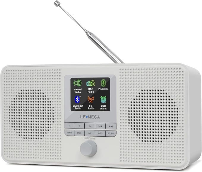 Stereo Internetradio met WiFi, DAB+, FM, Bluetooth en Spotify Connect