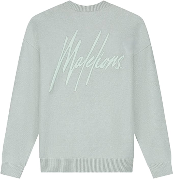Malelions Oversized Knitted Signature Sweater