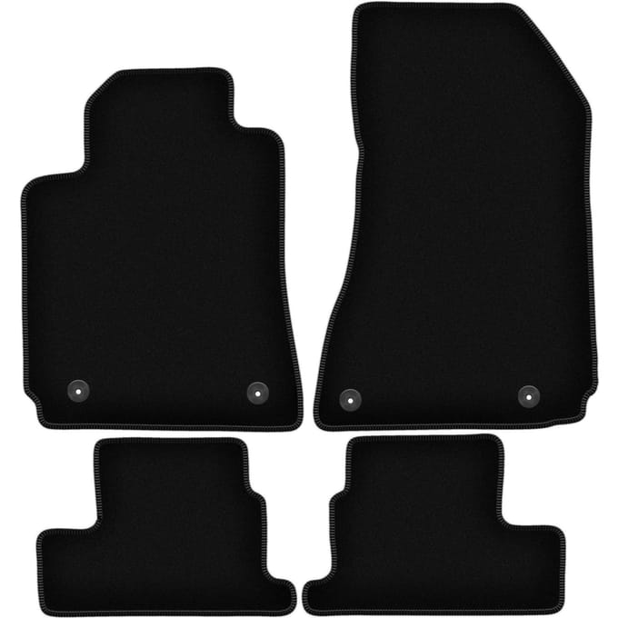 BASIC zwarte veloursmatten voor: Alfa Romeo Brera coupé (2005-2010)
