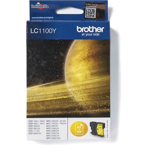Brother Inktcartridge LC-1100Y Geel