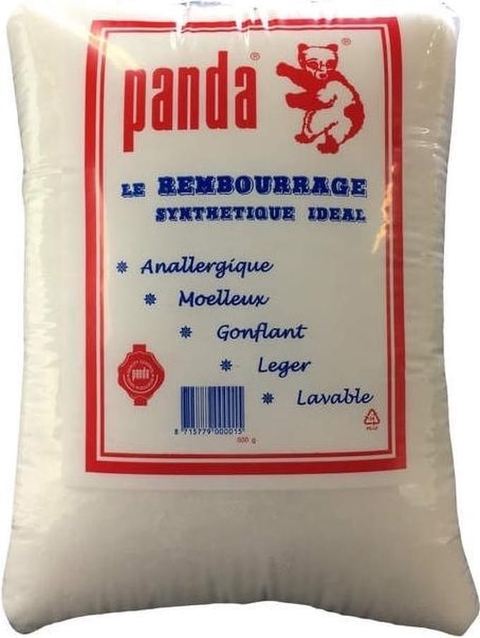 Panda Vulling kussen Panda vulling 500 gram - Synthetische kussenvulling - knuffelvulling