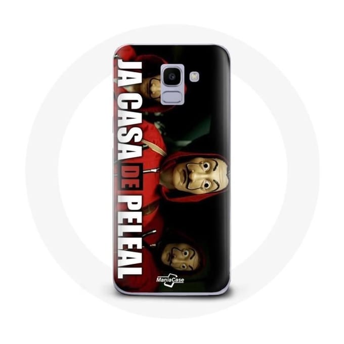 Case voor Samsung Galaxy A6 2018 La casa de papel Het masker van Dali