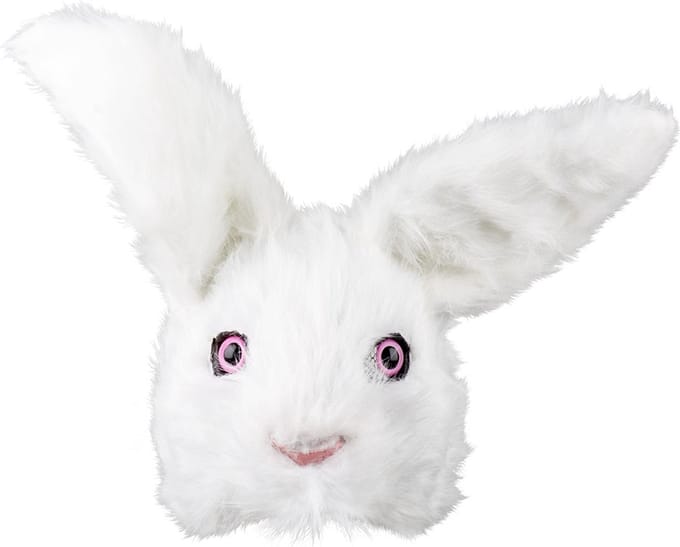 Boland - Pluchen masker Konijn - Volwassenen - Konijn - Dieren