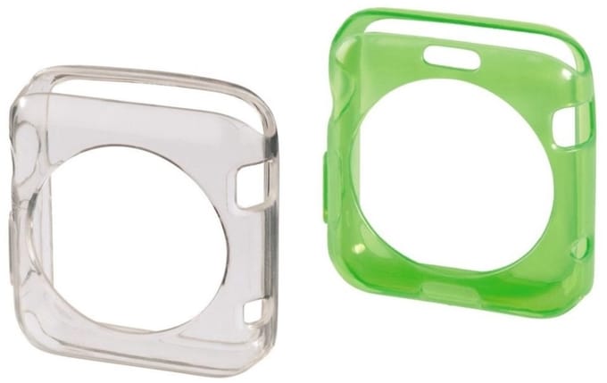 Hama Crystal cover set Apple Watch 42mm transpar&groen
