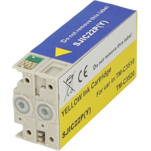 PrintAbout Inktcartridge SJIC22P(Y) Geel geschikt voor Epson