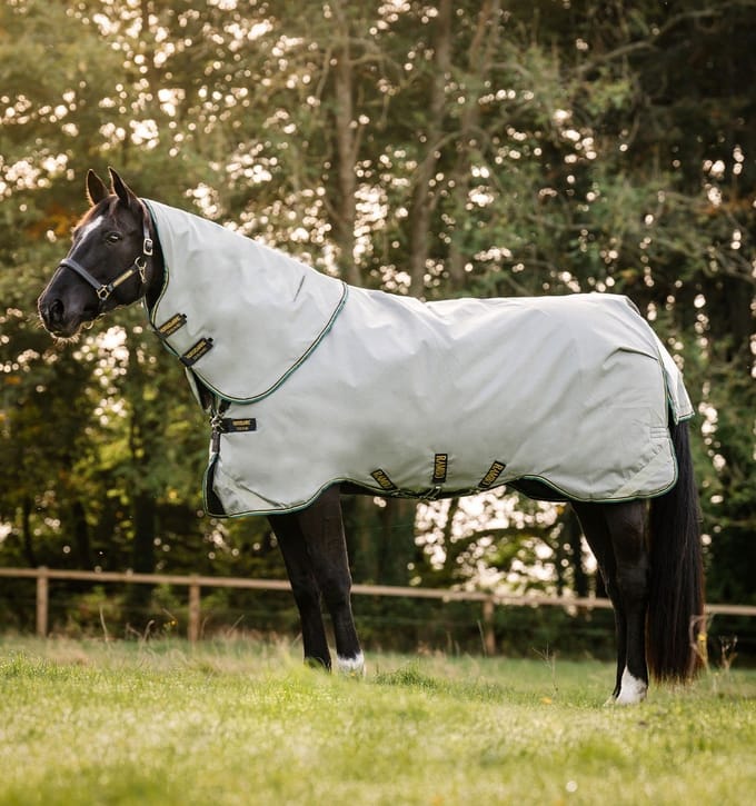 Rambo Duo Bundle Turnout 100g + 100g & 300g Liners - Grey - 160/213 cm