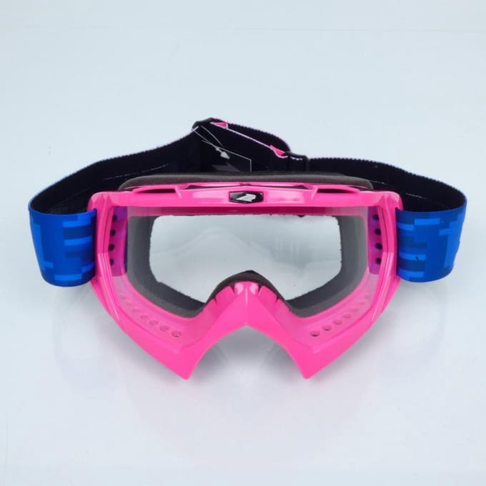 cross swaps pixel roze goggle voor supermotard enduro cross tt nieuw