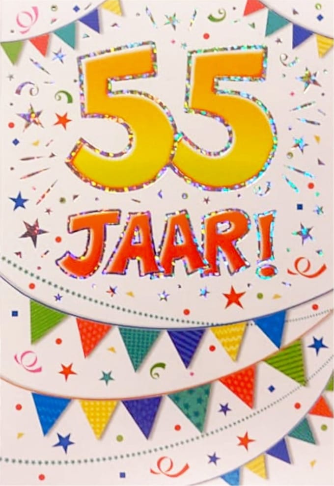 Verjaardagskaart - That Funny Age - 55 jaar - Met Envelop - Per stuk
