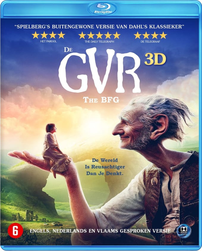 De GVR (Grote Vriendelijke Reus) (3D Blu-ray)